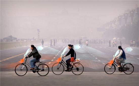 这是个疯狂的想法 骑车也能净化雾霾1