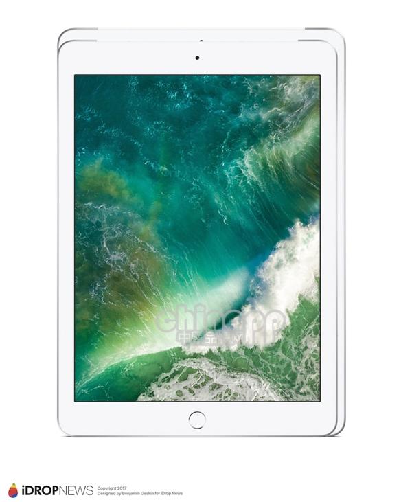 下月发布！10.5寸iPad Pro外形曝光：Home键依然在