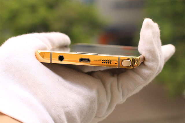 24k黄金打造的Galaxy Note 5和Galaxy S6 Edge