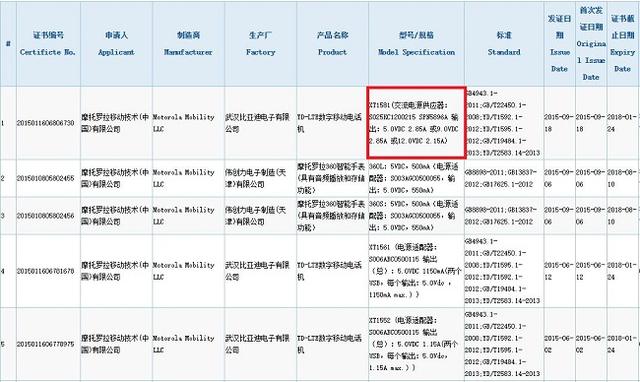 疑似Moto X Force国行亮相 售价或达4000+