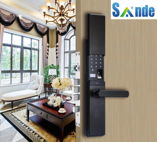三德智能門(mén)鎖，家庭智能門(mén)鎖，指紋鎖，密碼鎖，家庭鎖A-H5