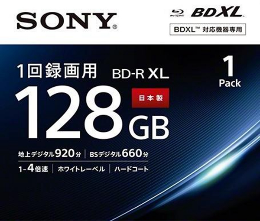 索尼首发128GB BD-R XL蓝光刻录盘 四层结构惊艳上市