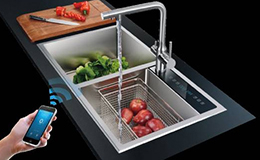 智能水槽解决传统水槽问题，让洗菜洗碗更方便