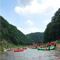 抚顺红河峡谷漂流