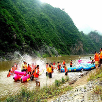 金丝峡丹江漂流