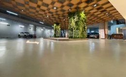 綠植縈繞x光影交織，Nedis耐迪斯地坪助力打造“會(huì)呼吸的地下車庫