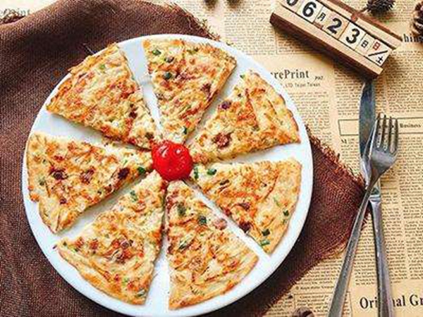 掉金渣中式披萨 掉金渣中式披萨