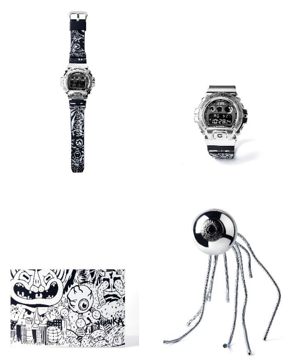 G-SHOCK·MISHKA 联名限量款曝光 手表礼盒还是艺术装置？